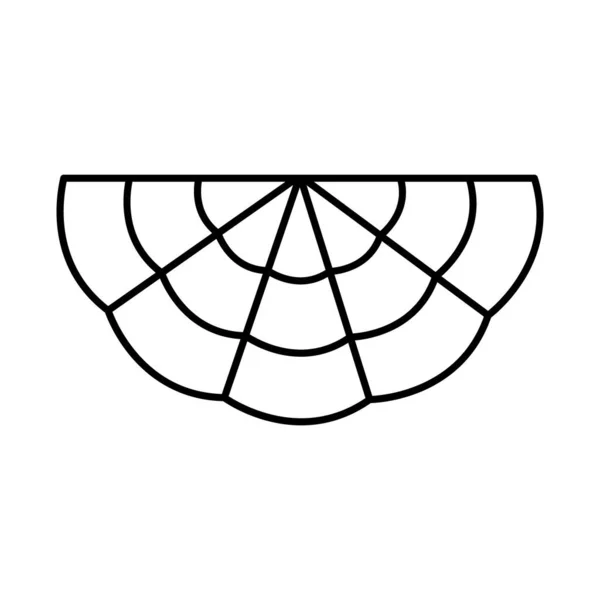Mexikansk bunting ikon, linje stil — Stock vektor