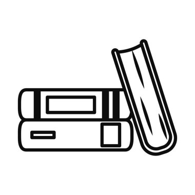 akademik kitaplar simgesi, satır biçimi