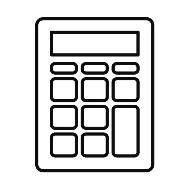 hesap makinesi simgesi resmi, satır biçimi