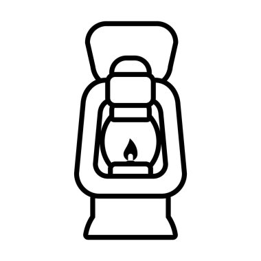 kamp feneri simgesi, satır biçimi