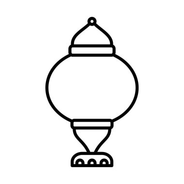 Türk lambası simgesi, satır biçimi