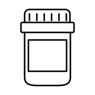 İlaç şişeleri, sıra tarzı.