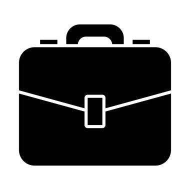 iş portföy simgesi, siluet biçimi