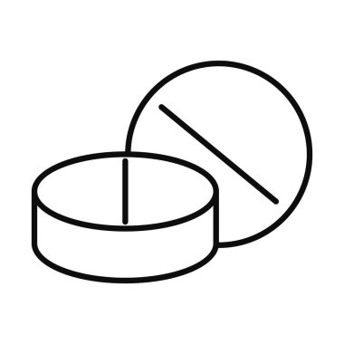 hap simgesi resmi, satır biçimi