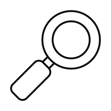 Büyütme cam simgesi, satır biçimi