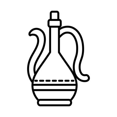 Türk çay demliği simgesi, satır biçimi