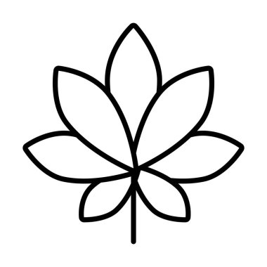 Akçaağaç yaprağı simgesi, satır biçimi