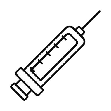 Şırınga simgesi resmi, satır biçimi