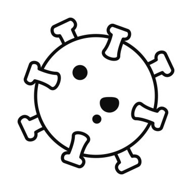 Coronavirus sembol simgesi, satır biçimi