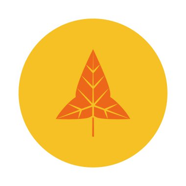 kuru yaprak simgesi resmi, blok biçimi