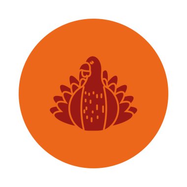 Sonbahar hindi simgesi, blok biçimi