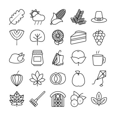 Sonbahar ve sonbahar ikonu, satır biçimi