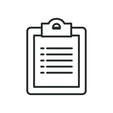 İzole edilmiş belge satırı biçim vektör tasarımı