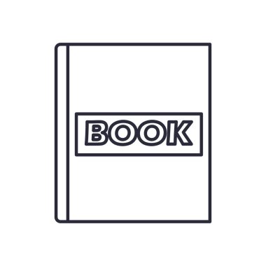 kitap satırı biçim vektör tasarımı