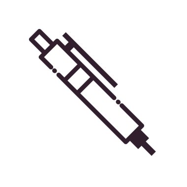 kalem satırı biçim vektör tasarımı