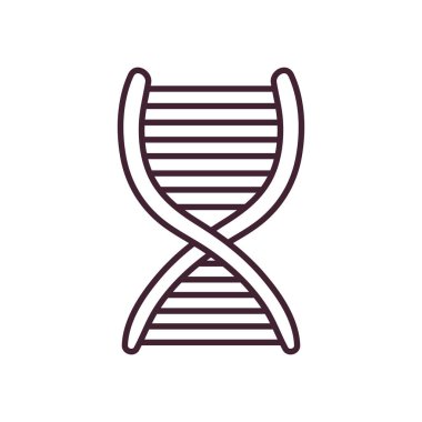 DNA yapı çizgisi biçim vektör tasarımı