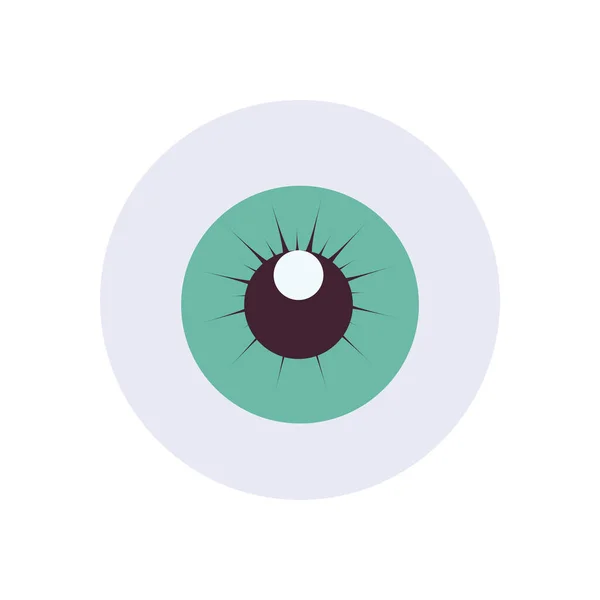 Design de vetor ícone de estilo de forma livre de olhos — Vetor de Stock