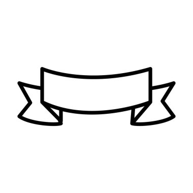 dekoratif kurdele simgesi, satır biçimi