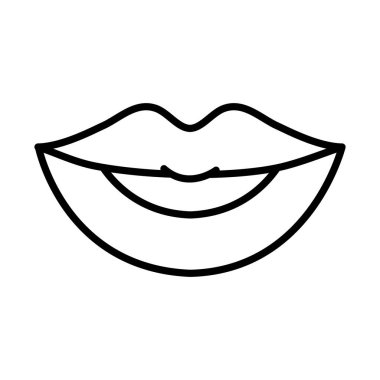 Dişi ağız simgesi, satır biçimi