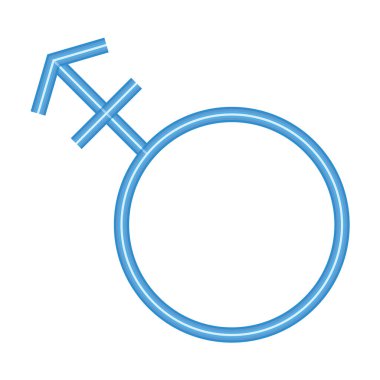 cinsel yönelim konsepti, çift cinsiyetli sembol, neon tarzı