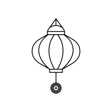 Çin feneri ikonu, satır biçimi