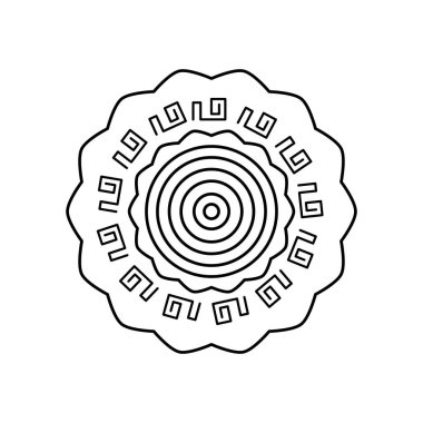 Çin ay çöreği ikonu, sıra tarzı