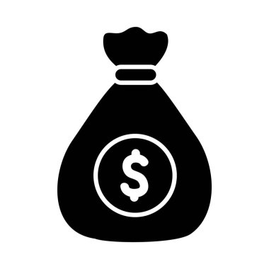 para çantası simgesi, siluet biçimi