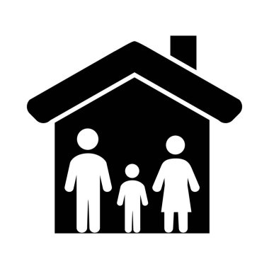 aile ev ikonunda, siluet tarzı