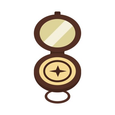 eski pusula simgesi resmi, düz biçim