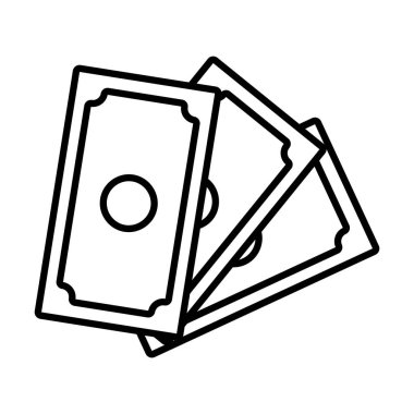 para faturaları simgesi, satır biçimi