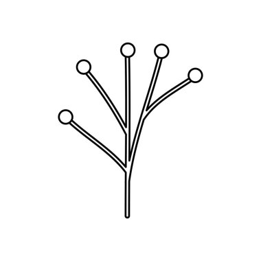 sonbahar bitkisi simgesi, satır biçimi