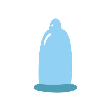 kondom düz biçim ikon vektör tasarımı