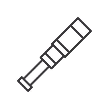 teleskop çizgisi biçim vektör tasarımı