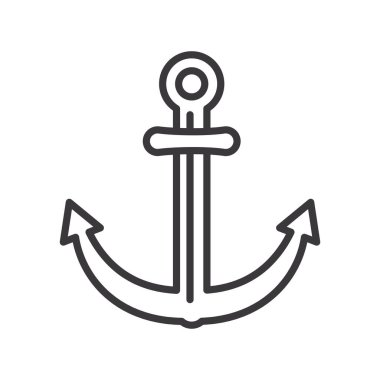 anchor satır biçimi ikon vektör tasarımı