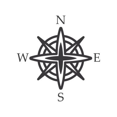 pusula çizgisi biçim vektör tasarımı