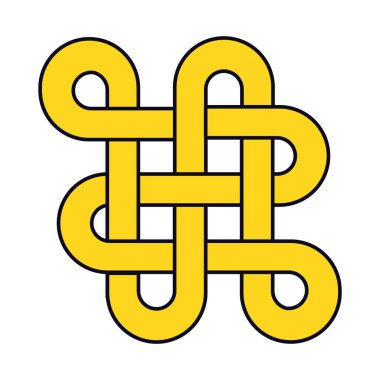 Çince düğüm simgesi, satır ve dolum biçimi