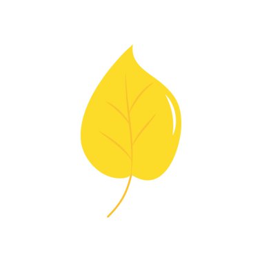 kuru yaprak simgesi, düz biçim