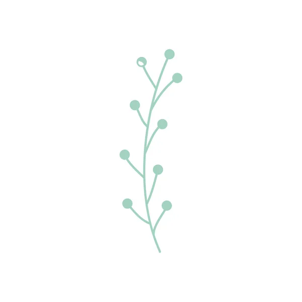 Φθινοπωρινό ξηρό φύλλο εικονίδιο, επίπεδη στυλ — Διανυσματικό Αρχείο