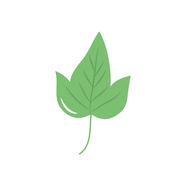 Icono de hoja de sicomoro, estilo plano — Vector de stock