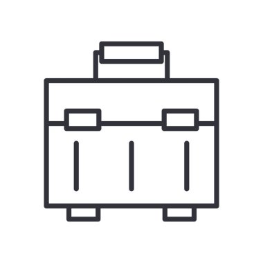 araç kutusu biçimi simge vektör tasarımı