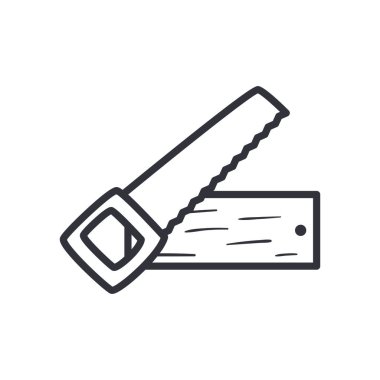 Ahşap çizgi biçim vektör tasarımı ile görüntülendi