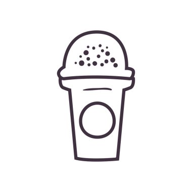 kapak satırı biçim vektör tasarımlı çay kupası