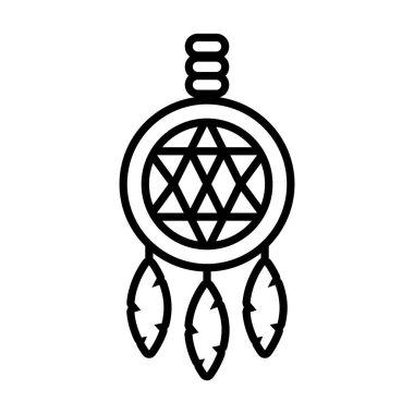 rüya yakalayıcı simgesi resmi, satır biçimi