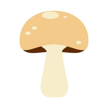 mantar simgesi resmi, düz biçim