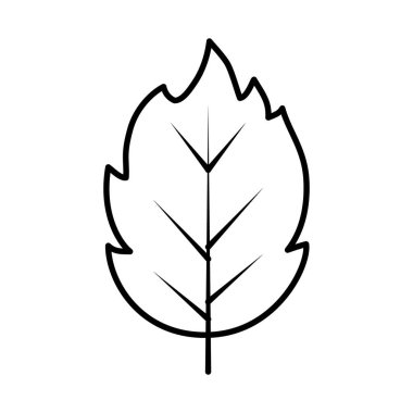 kuru yaprak simgesi, satır biçimi