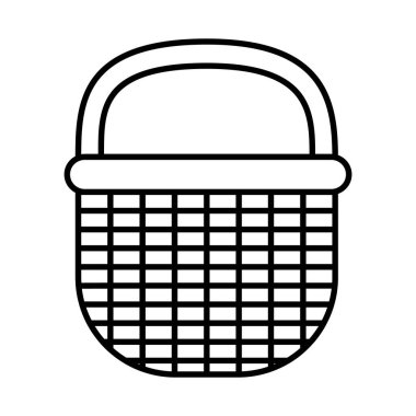 piknik sepeti simgesi, satır biçimi