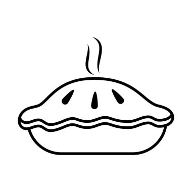 elmalı turta simgesi, satır biçimi