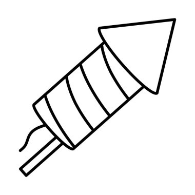 havai fişek simgesi, çizgi biçimi