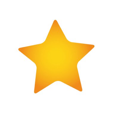 yıldız şekli simgesi, renkli tasarım