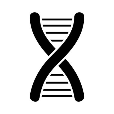 kromozom DNA simgesi, siluet biçimi